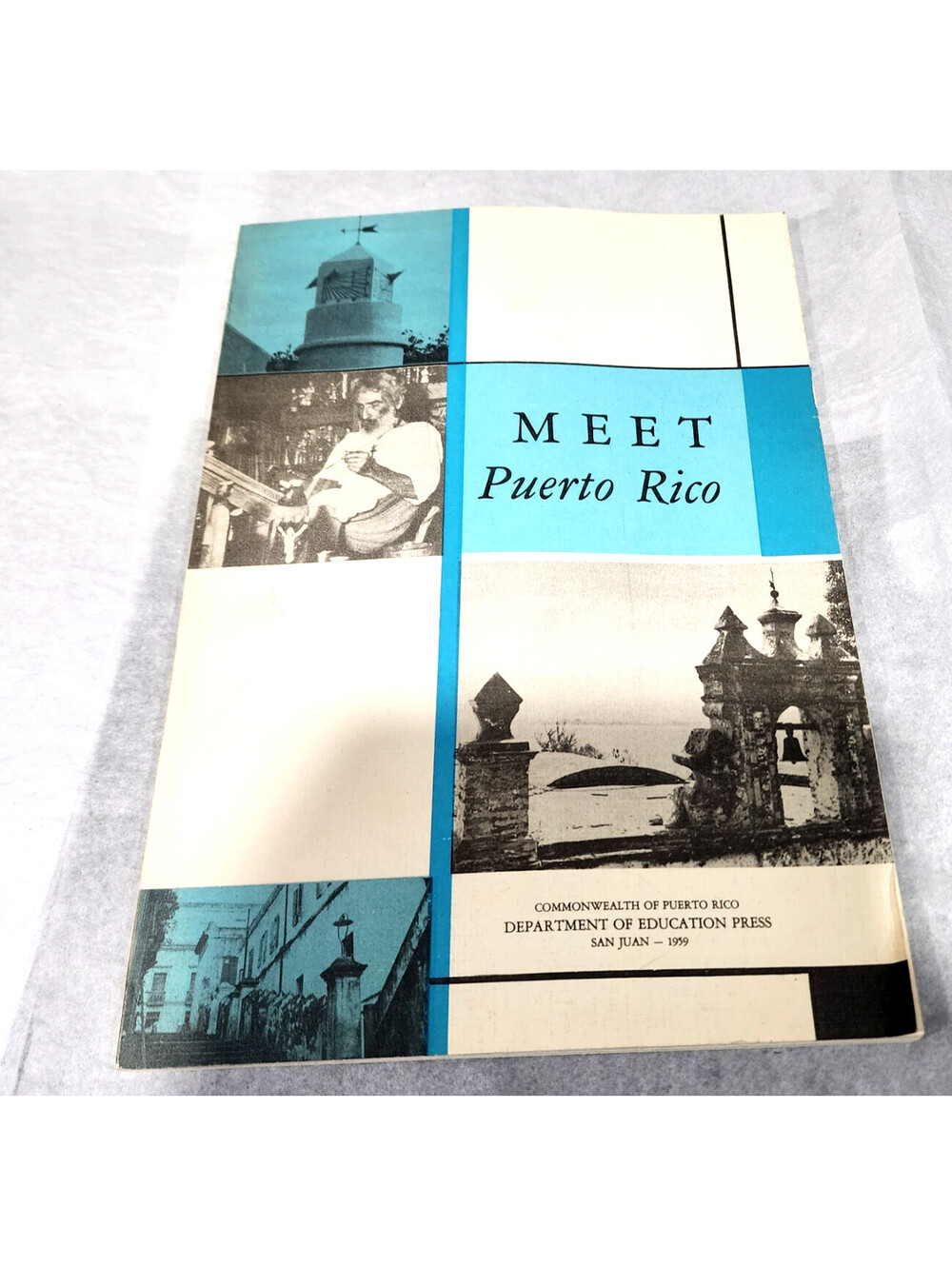 Meet Puerto Rico Department Of Education Press San Juan Booklet Vintage 1959